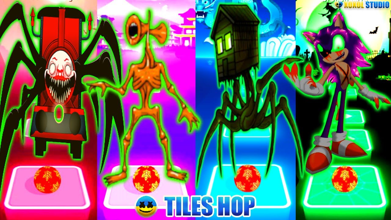 Choo Choo Charles Sonic House Head Siren Head Horror Games Tiles Hop EDM Rush XOXOL186