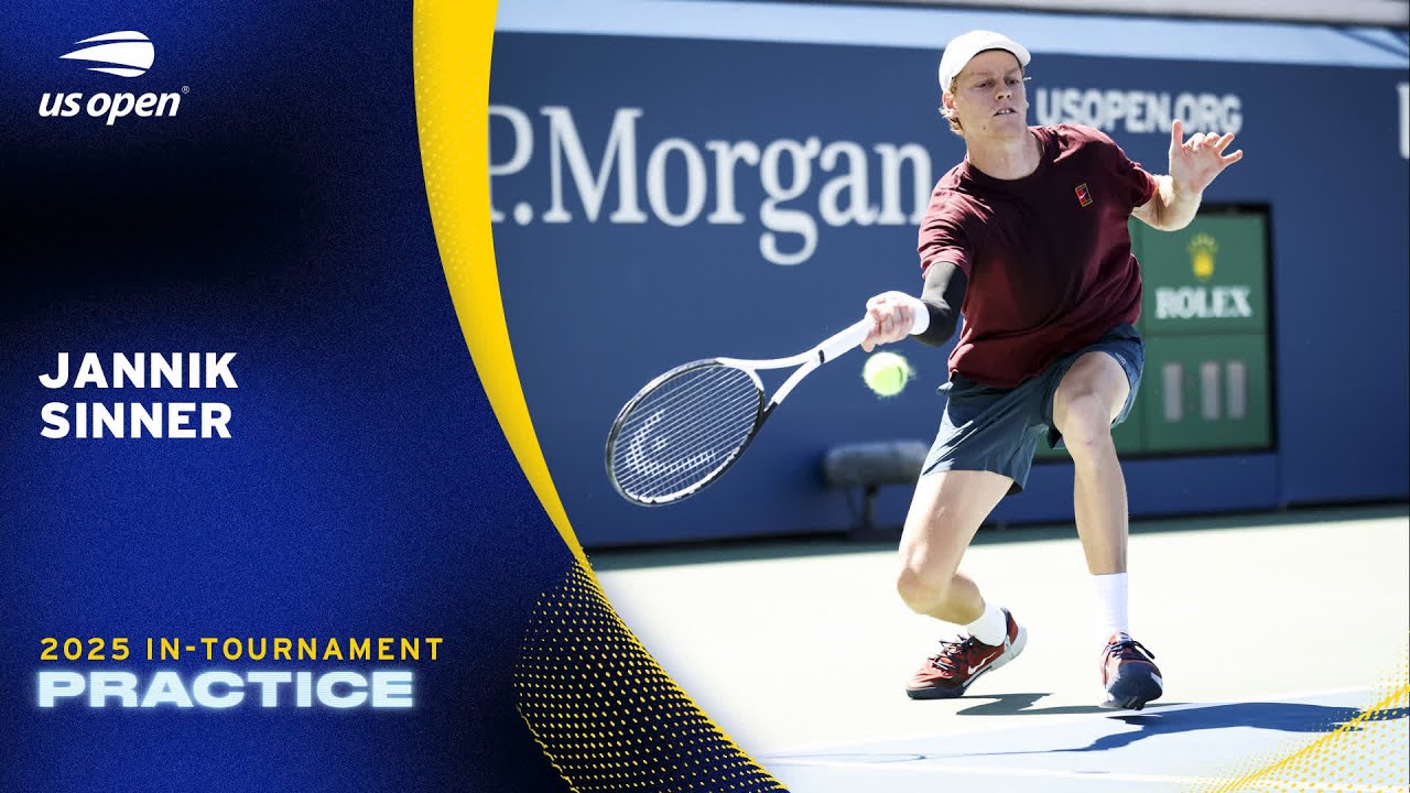 LIVE | Jannik Sinner | Practice Session | 2025 US Open