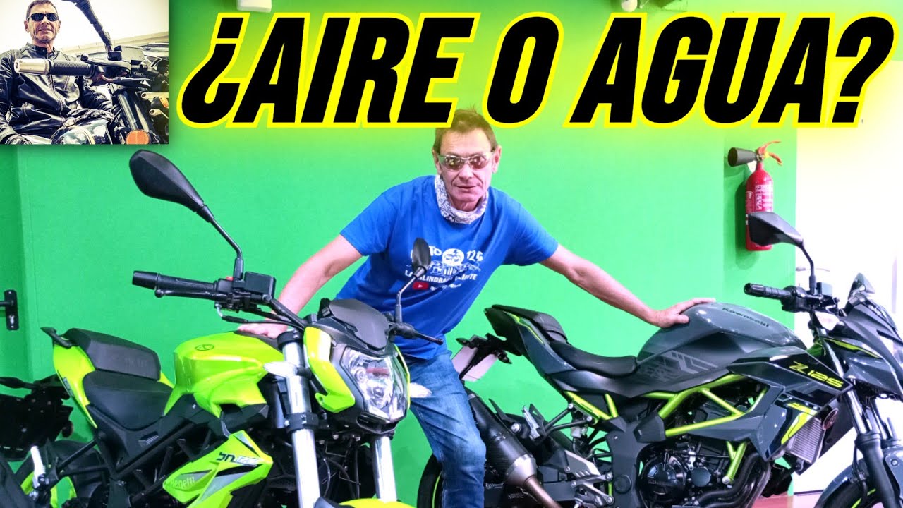 KAWASAKI Z 125 frente a  BENELLI 125. El mismo estilo con corazones diferentes.