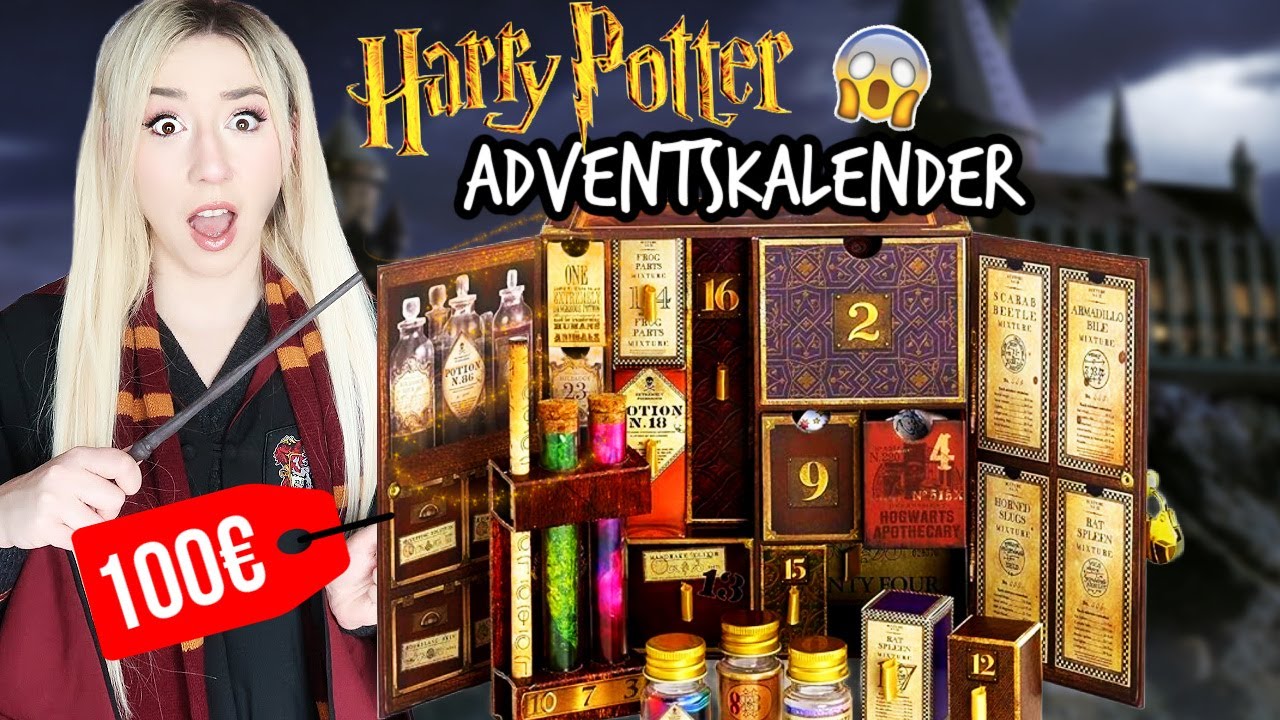 LOHNT sich der TEURE Harry Potter Adventskalender 100 Euro? (alle 24 Türen öffnen & Produkte zeigen)