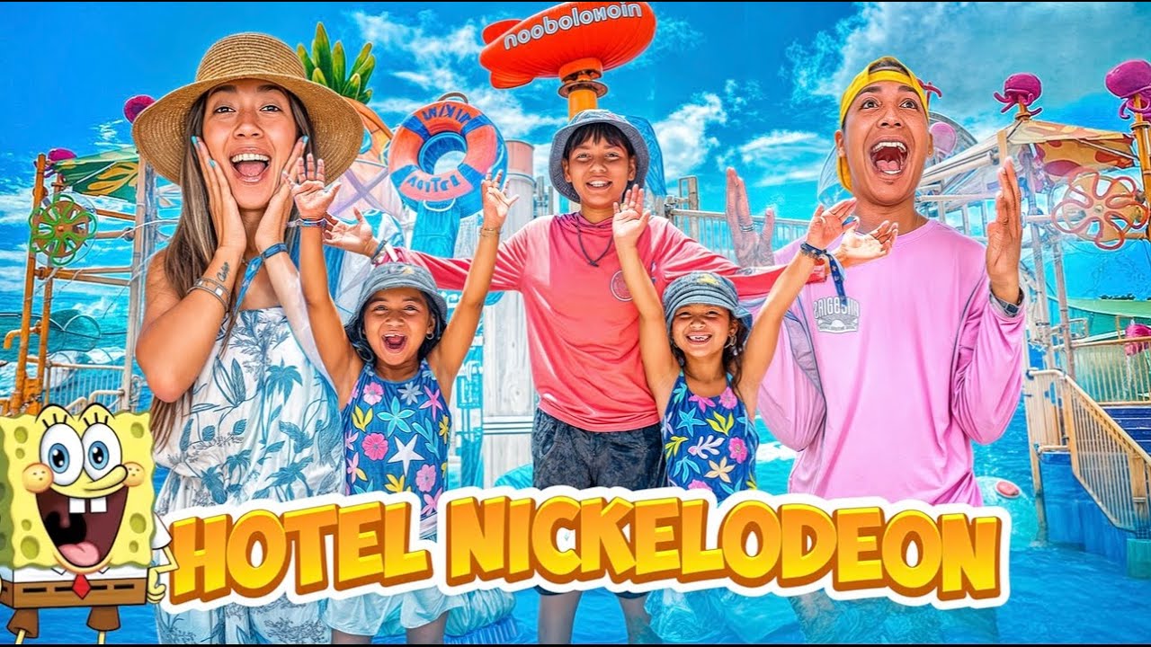 24 HORAS EN EL FAMOSO HOTEL DE NICKELODEON EN MEXICO 🇲🇽