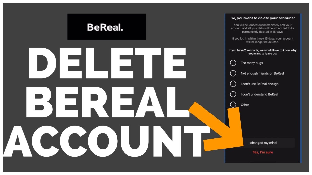 How to Delete BeReal Account | Remove BeReal Account | BeReal 2022