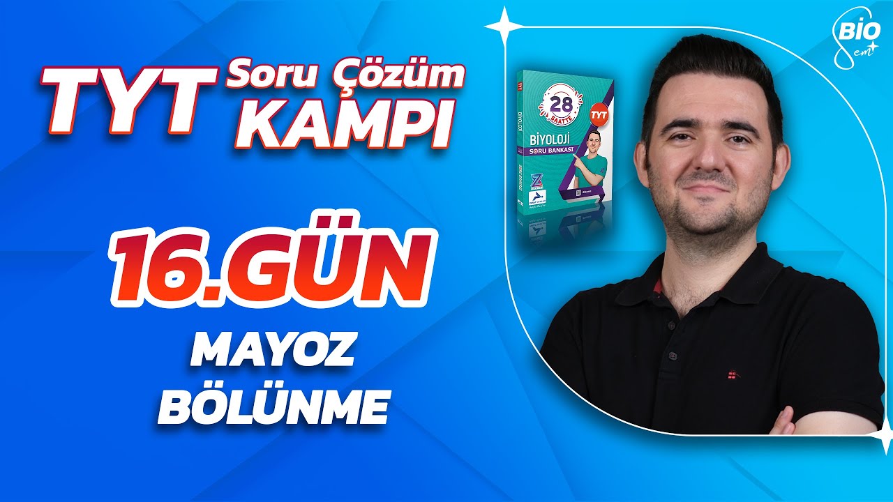 Mayoz Bölünme Soru Çözümü | 21 Günde TYT Biyoloji Kampı-16