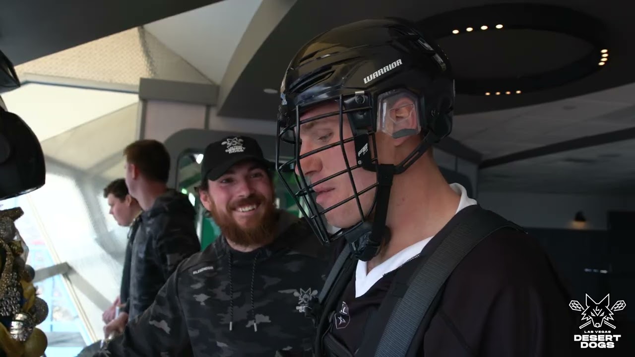 WORLD RECORD HIGHEST LACROSSE SHOT! Connor Kirst of the Las Vegas Desert Dogs Scores from 855 ft