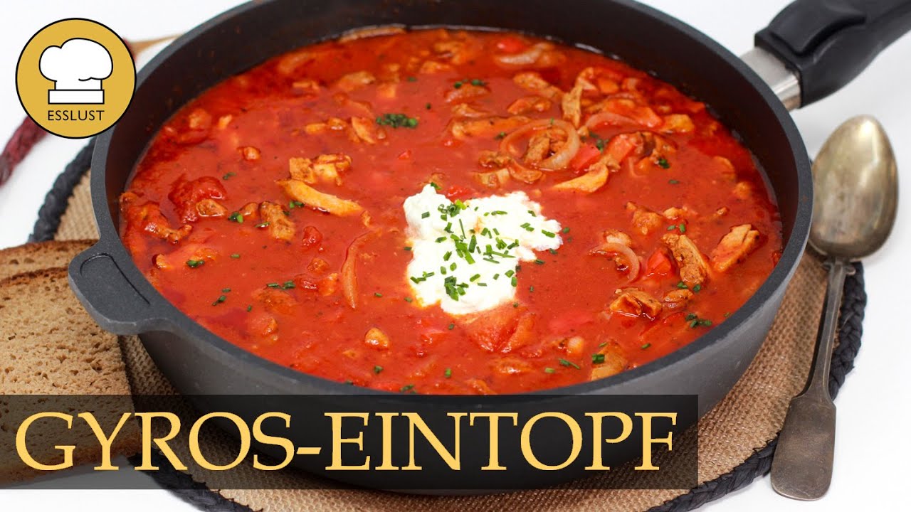 Schneller GYROS-EINTOPF - für Feierabend oder auch Party und sogar low carb