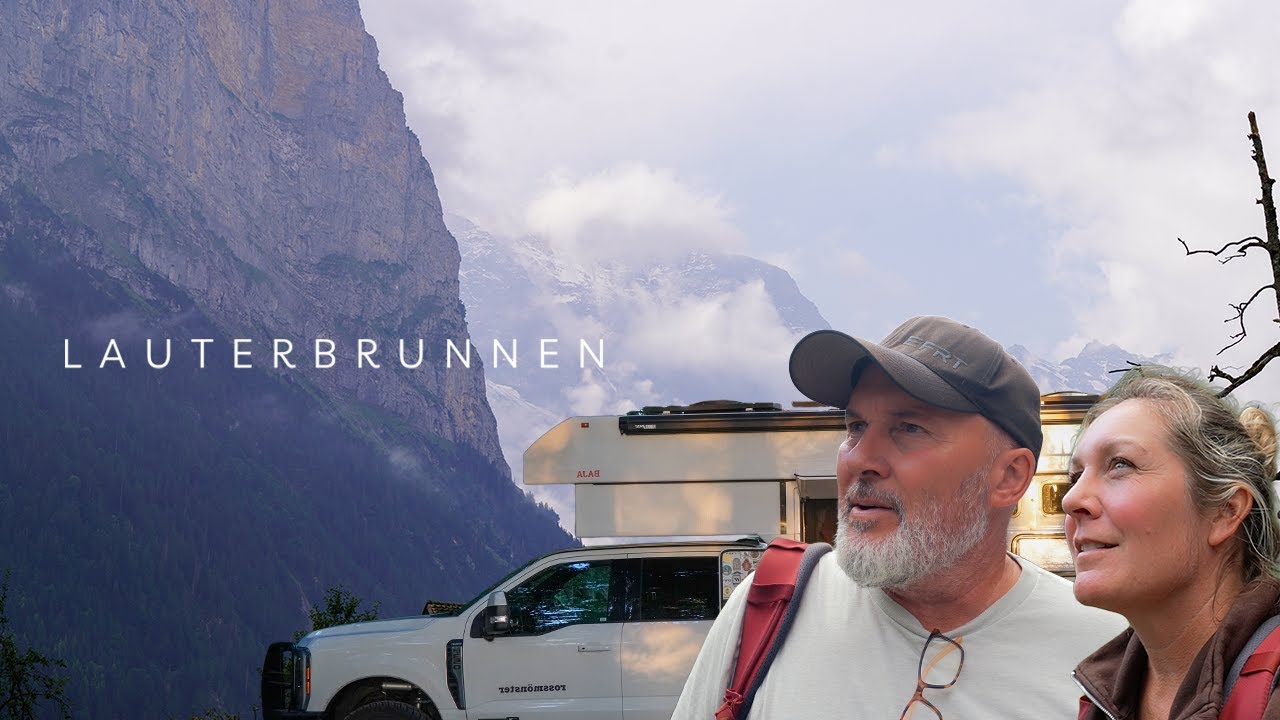 Truck Camping In The Most BEAUTIFUL Valley In Europe - Lauterbrunnen Switzerland