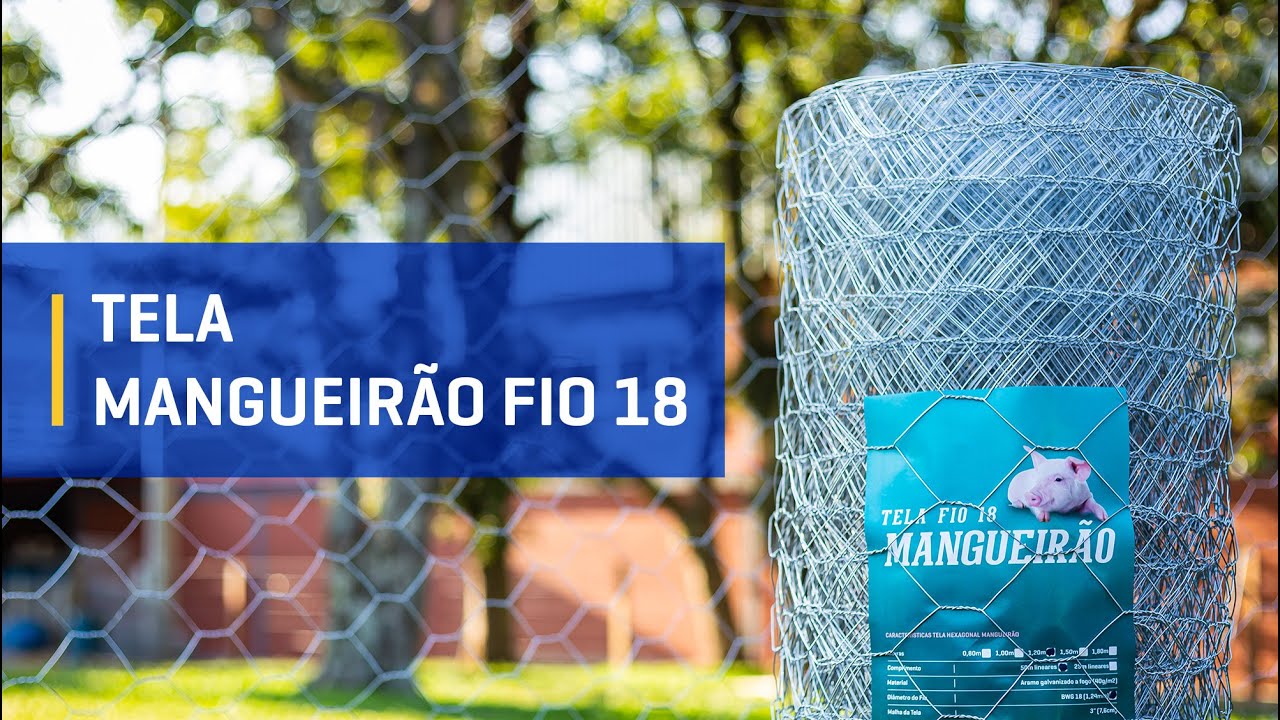 Tela Mangueirão fio 18 / malha 3