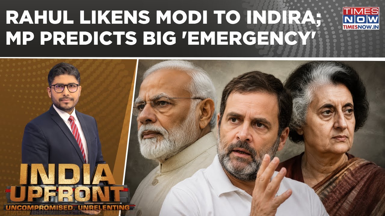 Rahul Likens Modi To Indira; BJP Hits Back Over 'Emergency' Remark | LoP Misleading & Inciting?