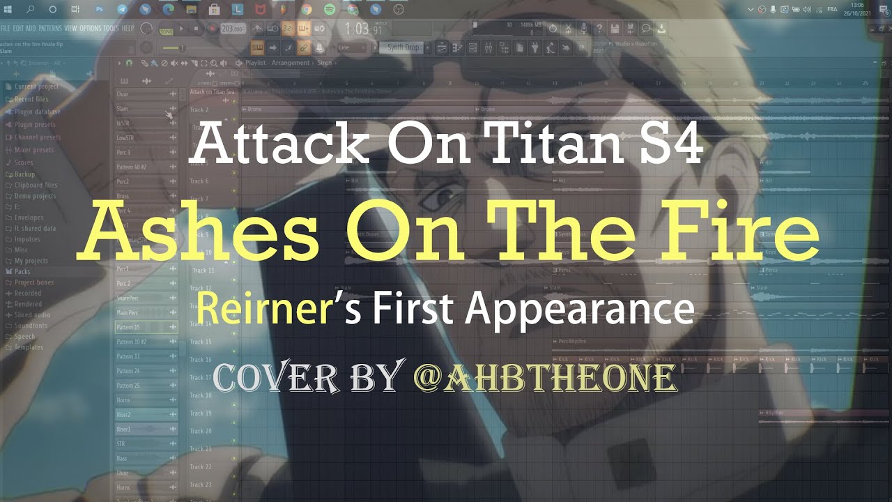Ashes On The Fire - Attack On Titan Season 4 Reiner's First Appearance OST | Epic cover by @ahbthone