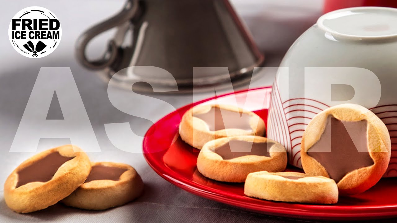 Biscolata Fried Ice Cream | How To Make Biscolata Starz Milky Cookies Fried Ice Cream | ASMR