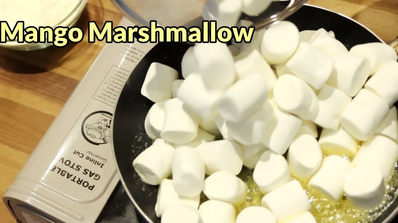 Mango Marshmallow 芒果棉花糖 超简单做法 recipe/ingredient thesimsbaker 华仔baker