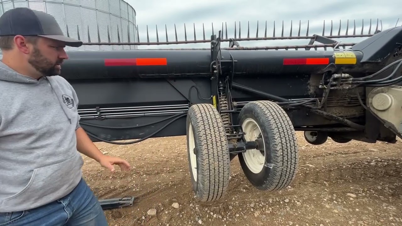 Mac Don Header Hook Up to Combine