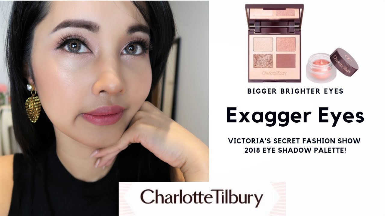 EXAGGER-EYES | แต่งหน้าตาม Victoria's Secret นางฟ้า Charlotte Tilbury Palette