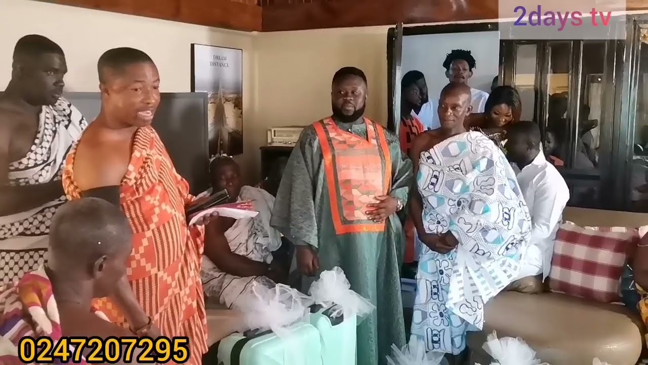 ORIGINAL ASANTE TRADITIONAL MARRIAGE 💔 BETWEEN BOTH FAMILY ✌️ WATCH TILL END