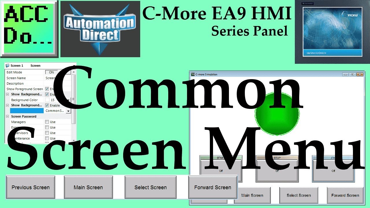 Build Intuitive C-More EA9 HMI Menus That Operators Actually Use