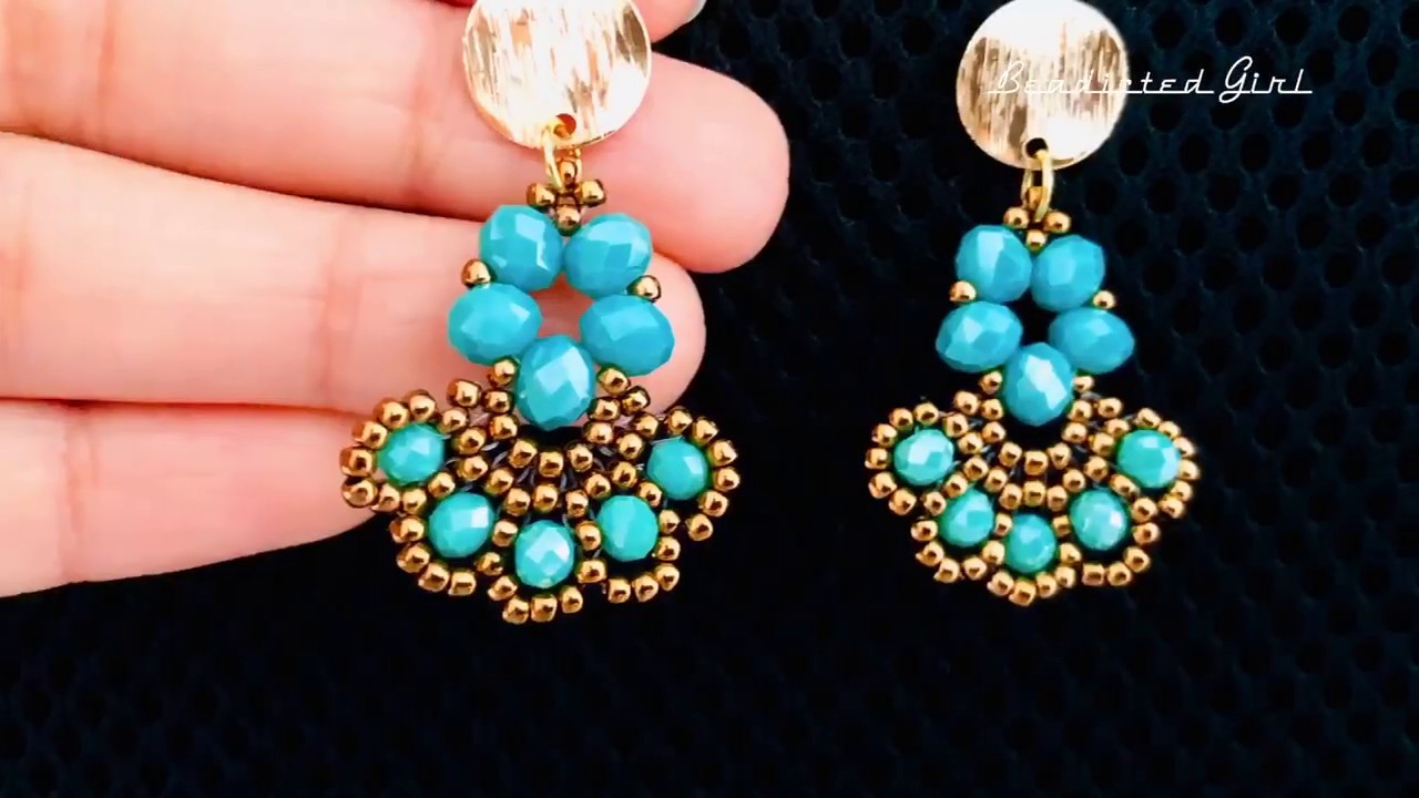 Tiffany Earrings || DIY Beaded Earrings || How to make Beaded Earrings