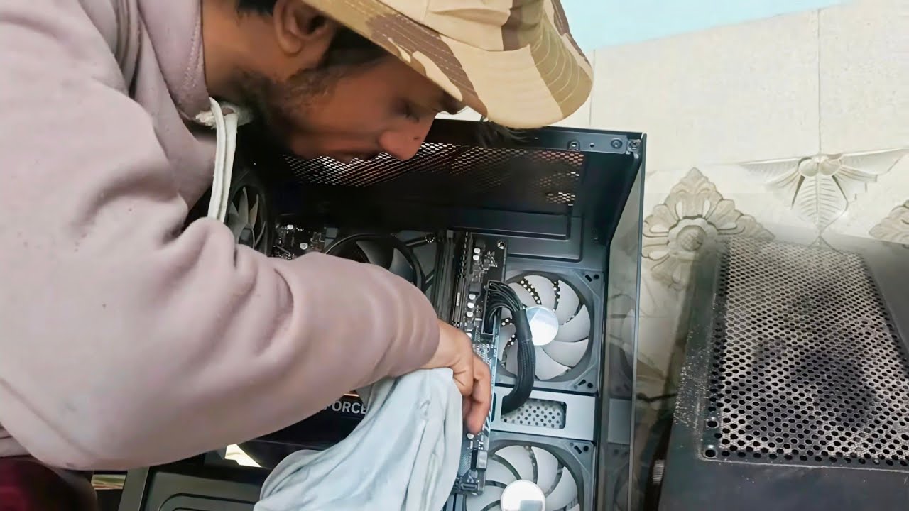 Pc Setup K Safai Kar Di 😱 Monitar Bach Gaya