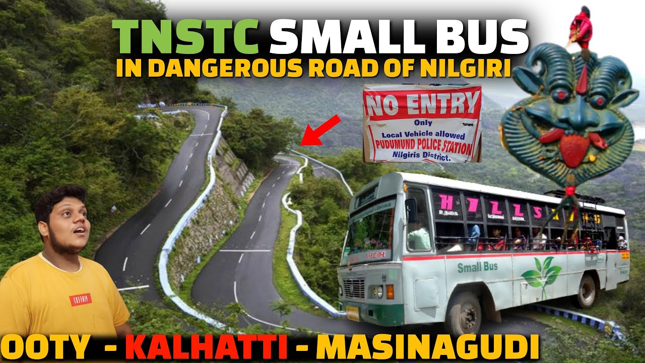 TNSTC small hill bus in ஆபத்தான கல்லட்டி சாலை | Ooty to Moyar via Masinagudi | Ooty EP 3