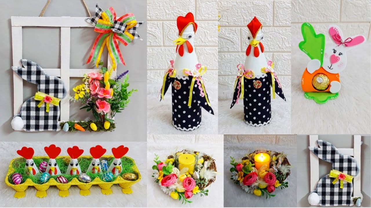 5 new spring/Easter craft idea made with simple materials | DIY Easter craft idea 🐰50