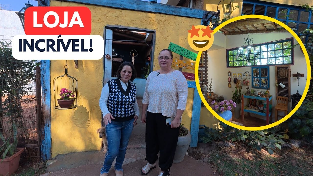 VOCÊ VAI SE IMPRESSIONAR COM ESSE BELO EMPÓRIO DE ARTESANATOS!