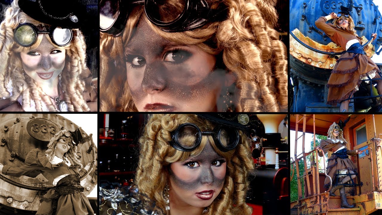 Stunning Steampunk Makeup & Costume!