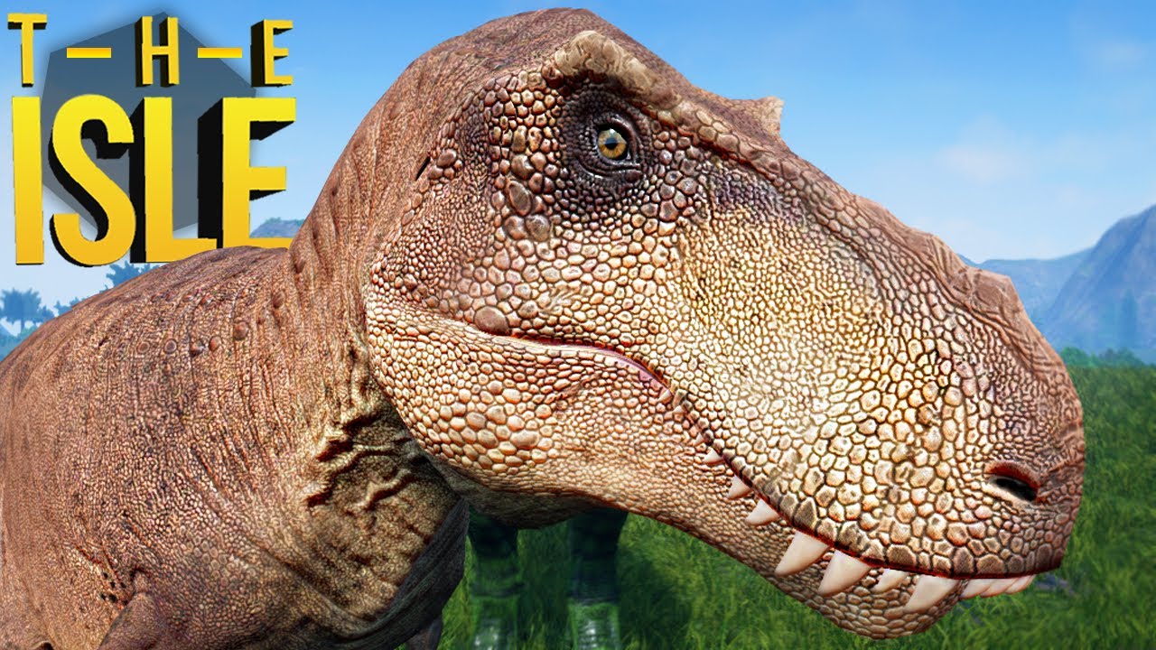The Isle Realismo - Caçando Grandes Herbívoros, Tiranossauro Rex! | Dinossauros (#152) (PT-BR)