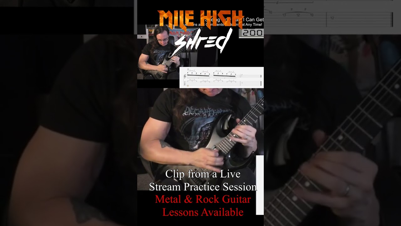 200 BPM Sextuplets Shred Maintenance (20 notes per second)