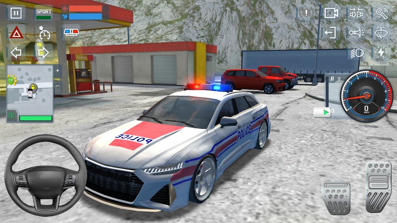 محاكي ألقياده سيارة شرطة العاب شرطة العاب سيارات العاب اندرويد Android Gameplay Police Sim 2025