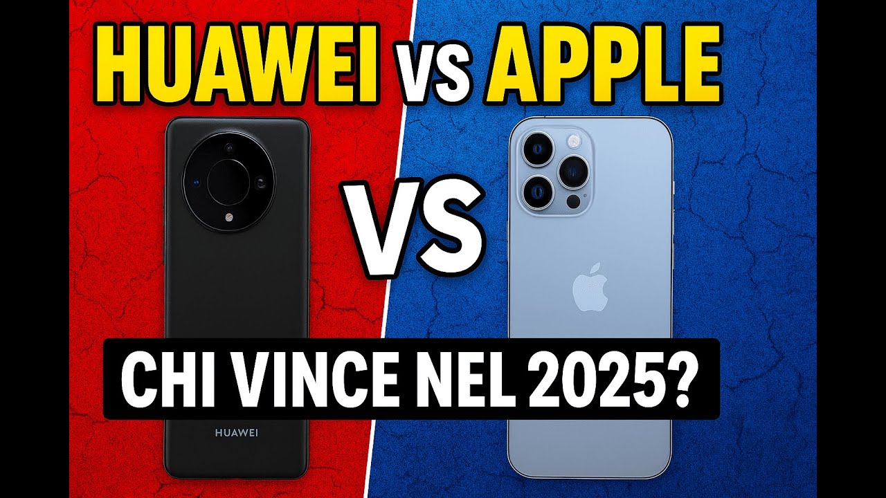 📱 HUAWEI VS APPLE: Chi Vince nel 2025? 🤖🍎 La SFIDA TOTALE! 🔥