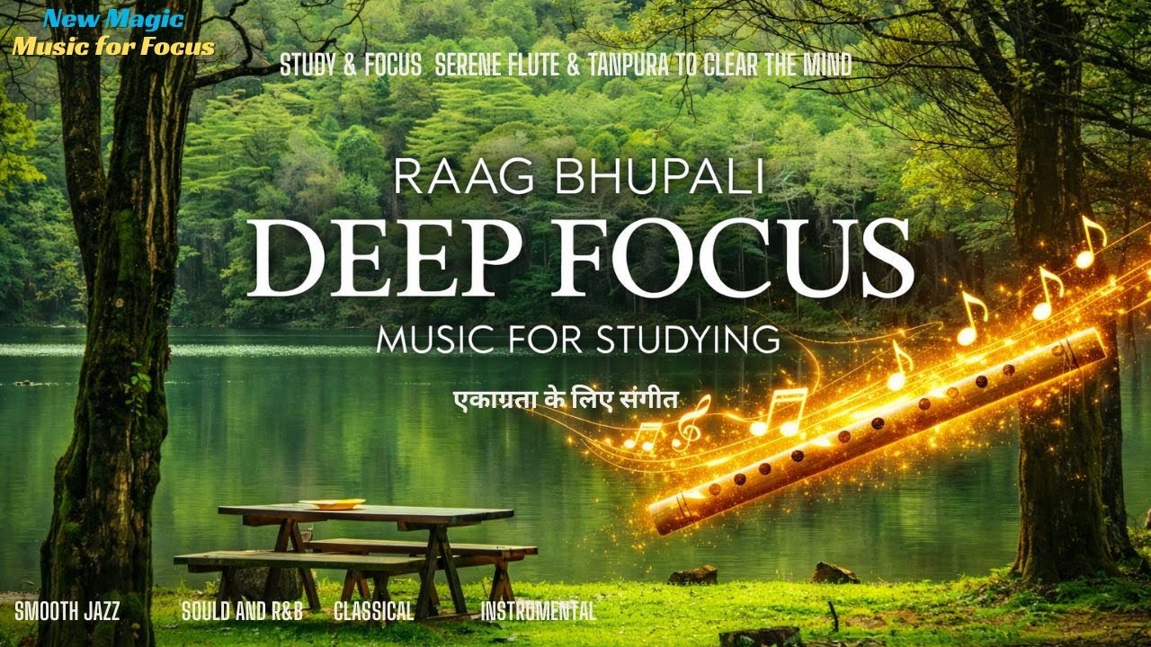 Calm Indian Sitar Music for Stress Relief | Peaceful Instrumental for Work & Study, Soothing Indian