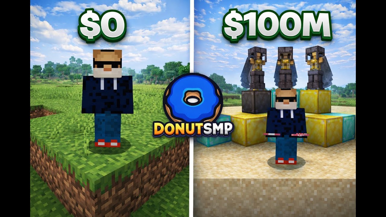 From $0 to $100M on DonutSMP (The Final)