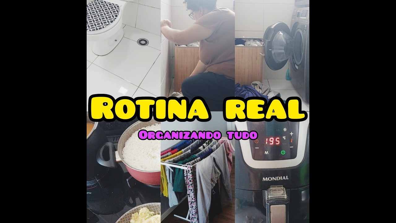 ROTINA REAL EM CASA: Faxina, Banheiro e Almoço 🏠✨