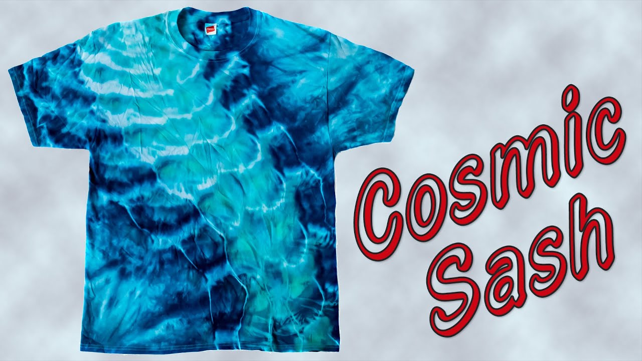 Tie Dye:  Cosmic Sash  [Ice Dye]