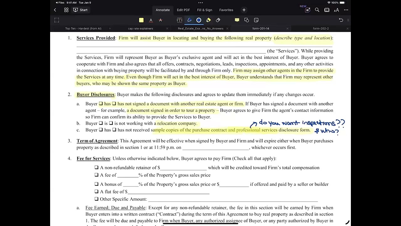 (July 2025) Exclusive Buyer Agency & Property Showing Agreement EXPLAINED!