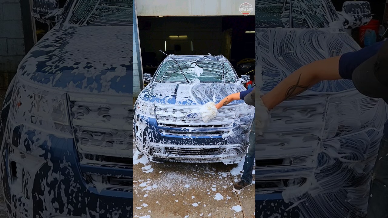 Washing DIRTY Ford! 🚘💕 #ASMR #Satisfying #Detailing #CarWash #DetailDane