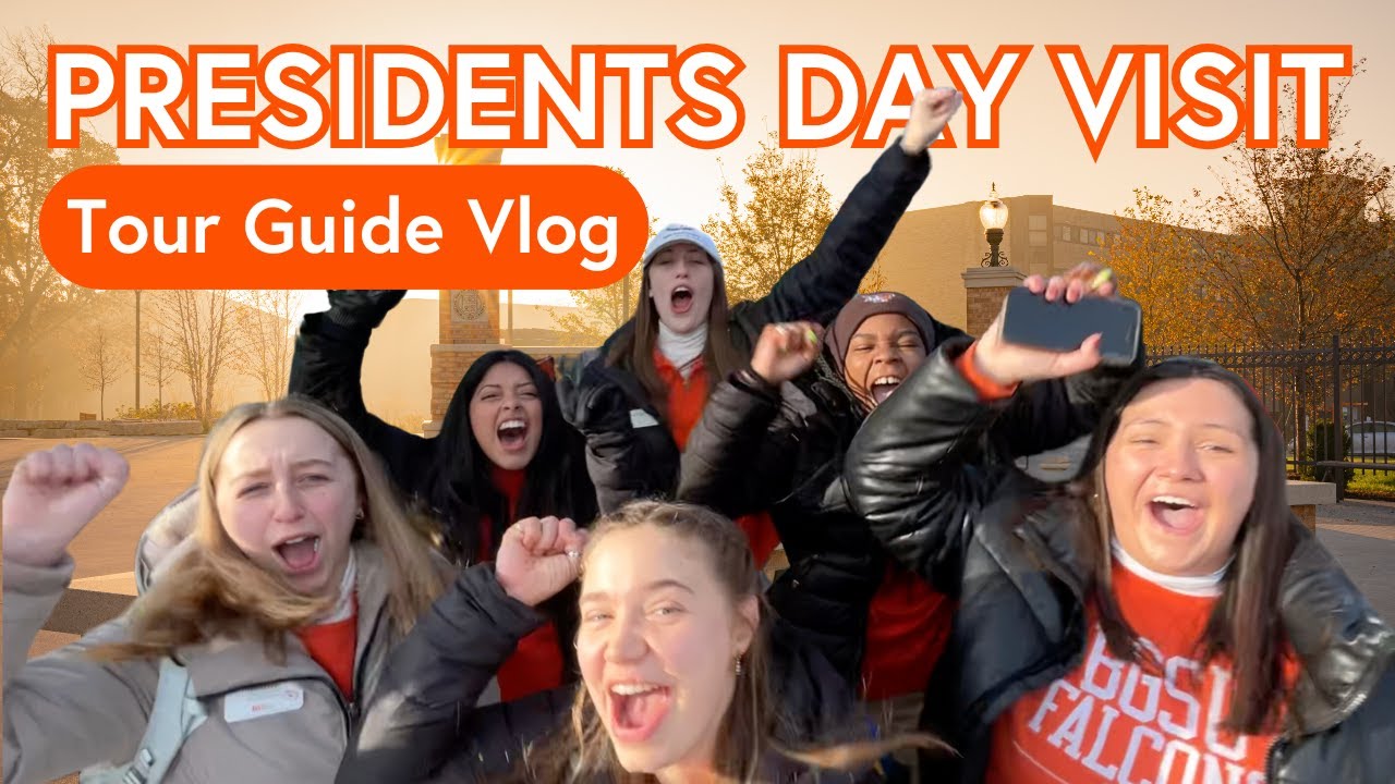 Tour BGSU campus on Presidents Day | College Student Vlog 2024