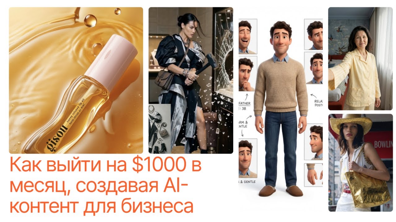 Как выйти на $1000 в месяц, создавая AI-контент для бизнеса