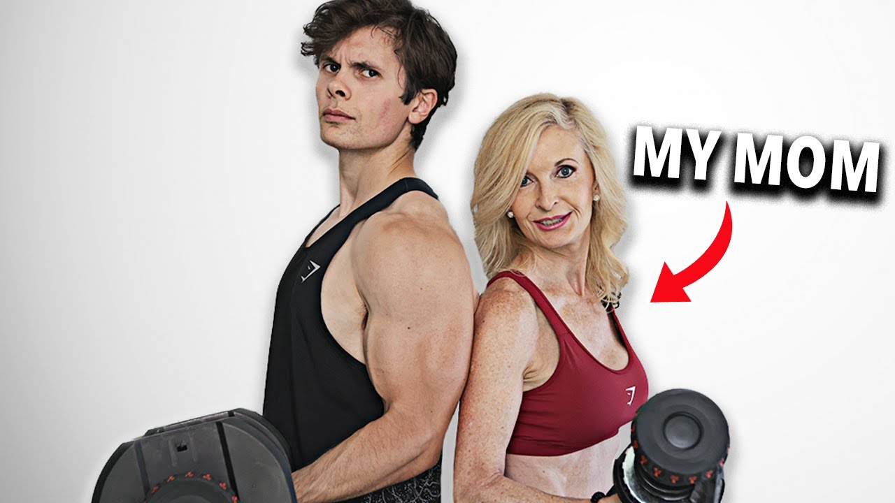 WORKOUT COMPETITION VS MY MOM