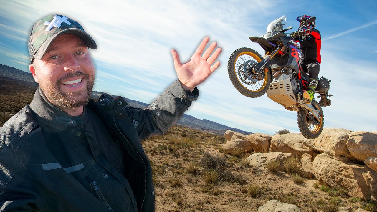 Внедорожные испытания Aprilia Tuareg Rally 660 2025 года