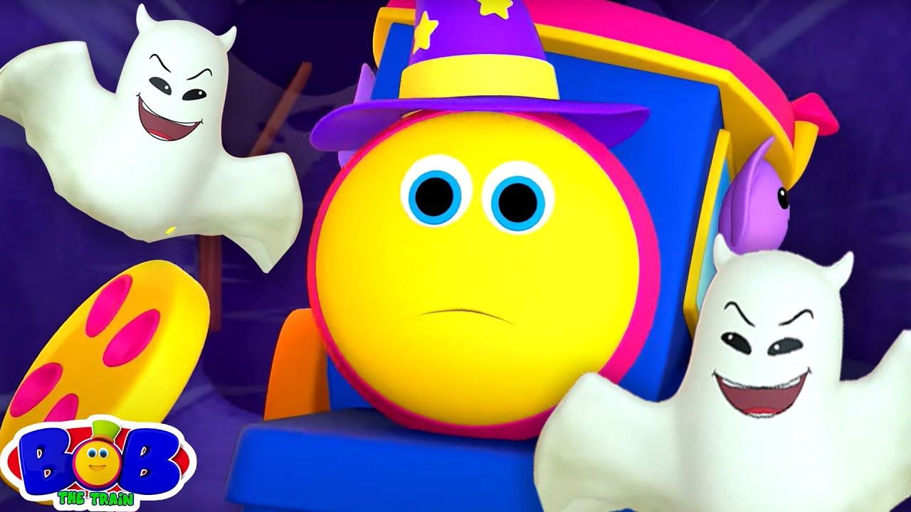รถไฟเหาะเหมือนผี + เพิ่มเติม เพลงวันฮาโลวีนสำหรับเด็ก โดย Bob The Train