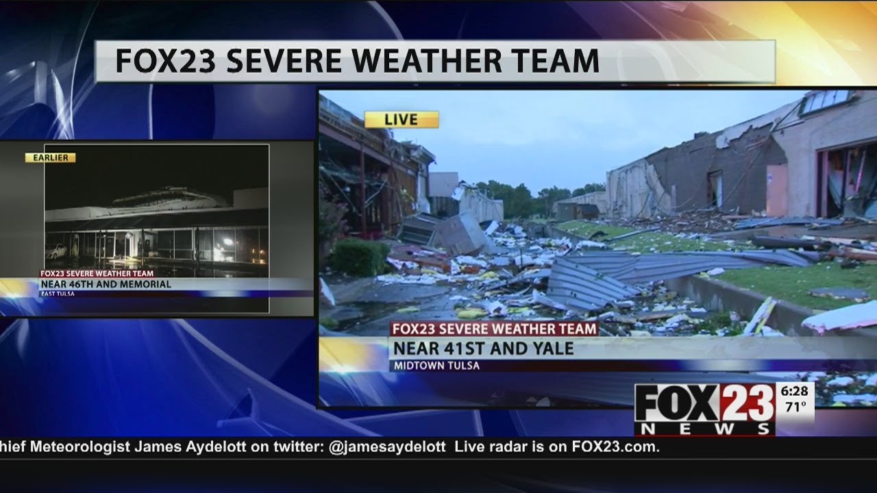 VIDEO: First daylight look of midtown Tulsa storm damage