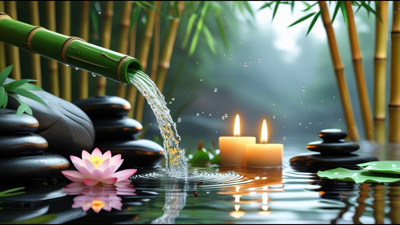 Peaceful Relaxing Piano with Water Sounds  Stop Overthingking, Sleep Music, Stress Relief Music #148