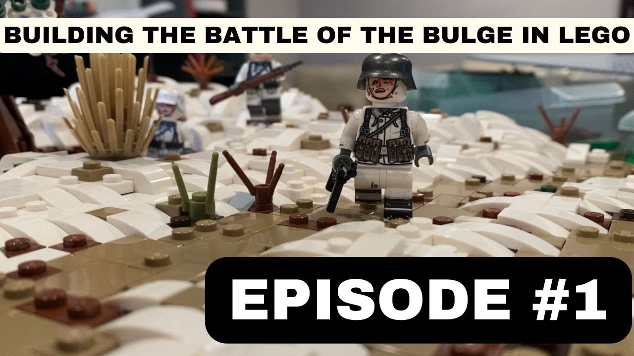 LEGO WW2 BUILDING THE BATTLE OF THE BULGE IN LEGO EPISODE #1 | THE LAYOUT!