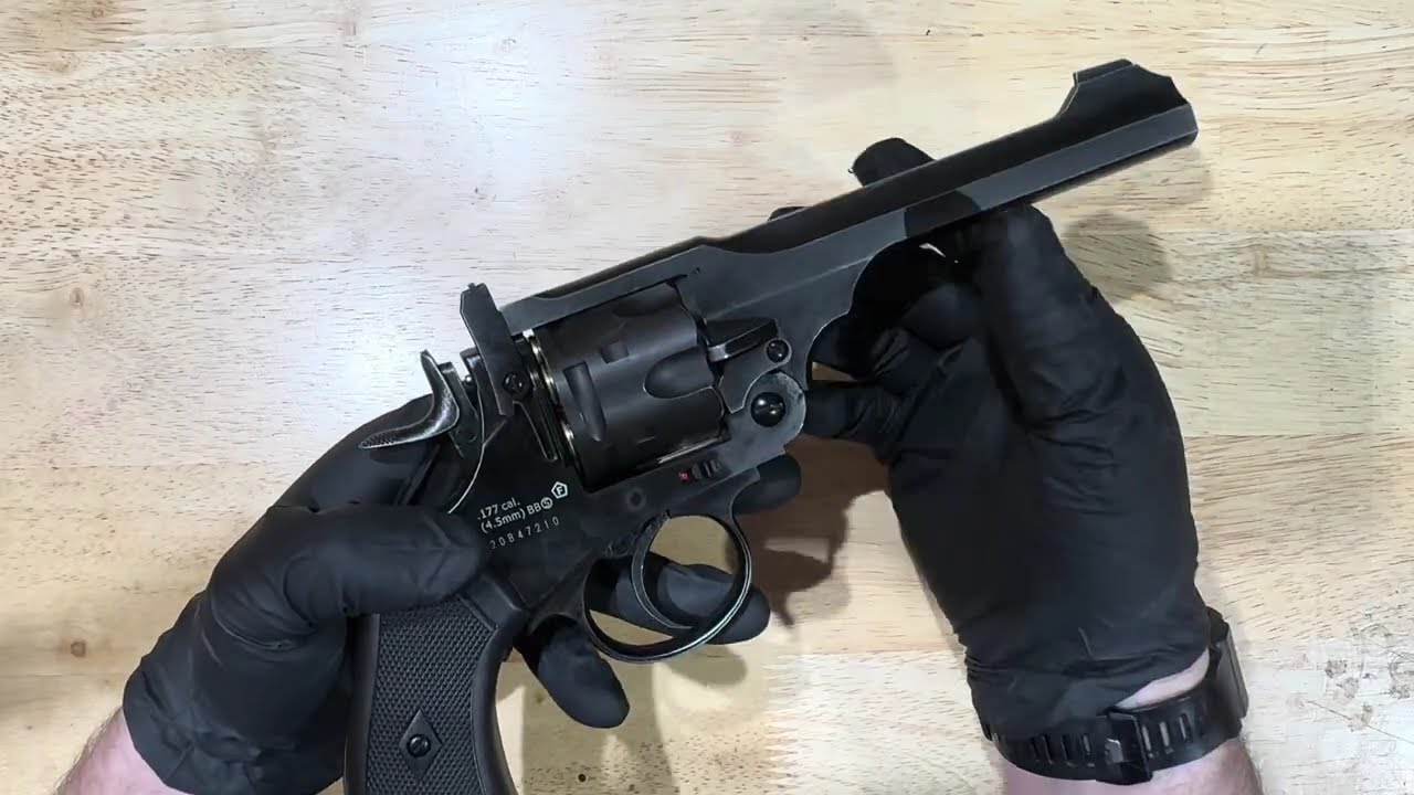 Webley Revolver Replica Co2 Full strip down and service (Leak fix)