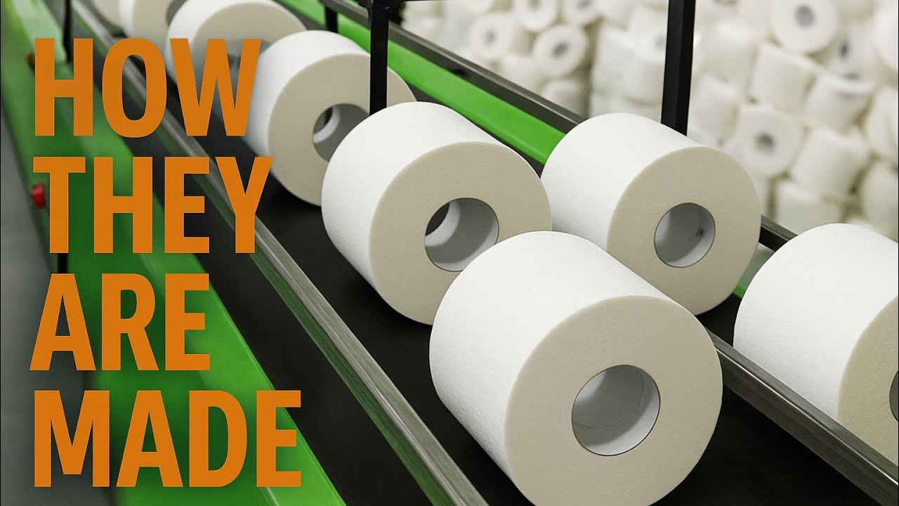 How Toilet Paper Is Made in a Factory | From Trees to Rolls – The Full Manufacturing Process