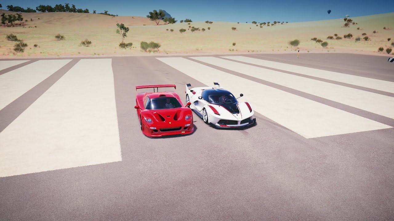 Forza Horizon 3 - Ferrari F50 GT vs Ferrari FXX K Drag Race!
