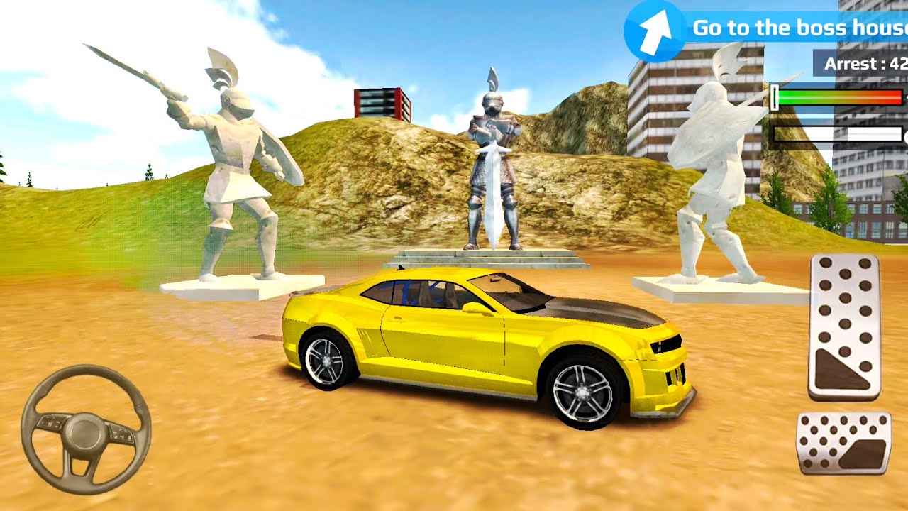 City Crime Car Driving Simulator #3 - Escaping From Police - Android Gameplay
