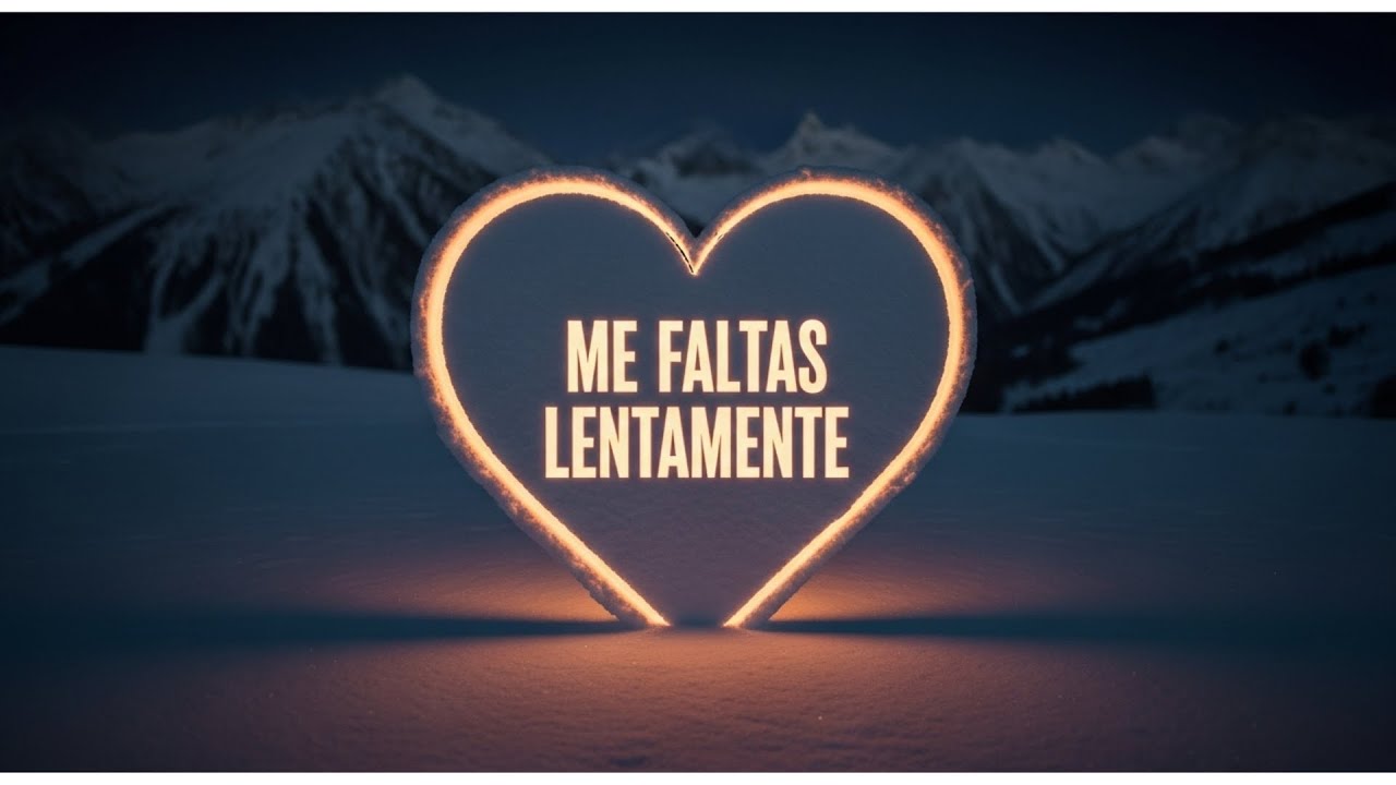 Me Faltas Lentamente – Canción de Amor Profunda | Balada Pop Latina 2026