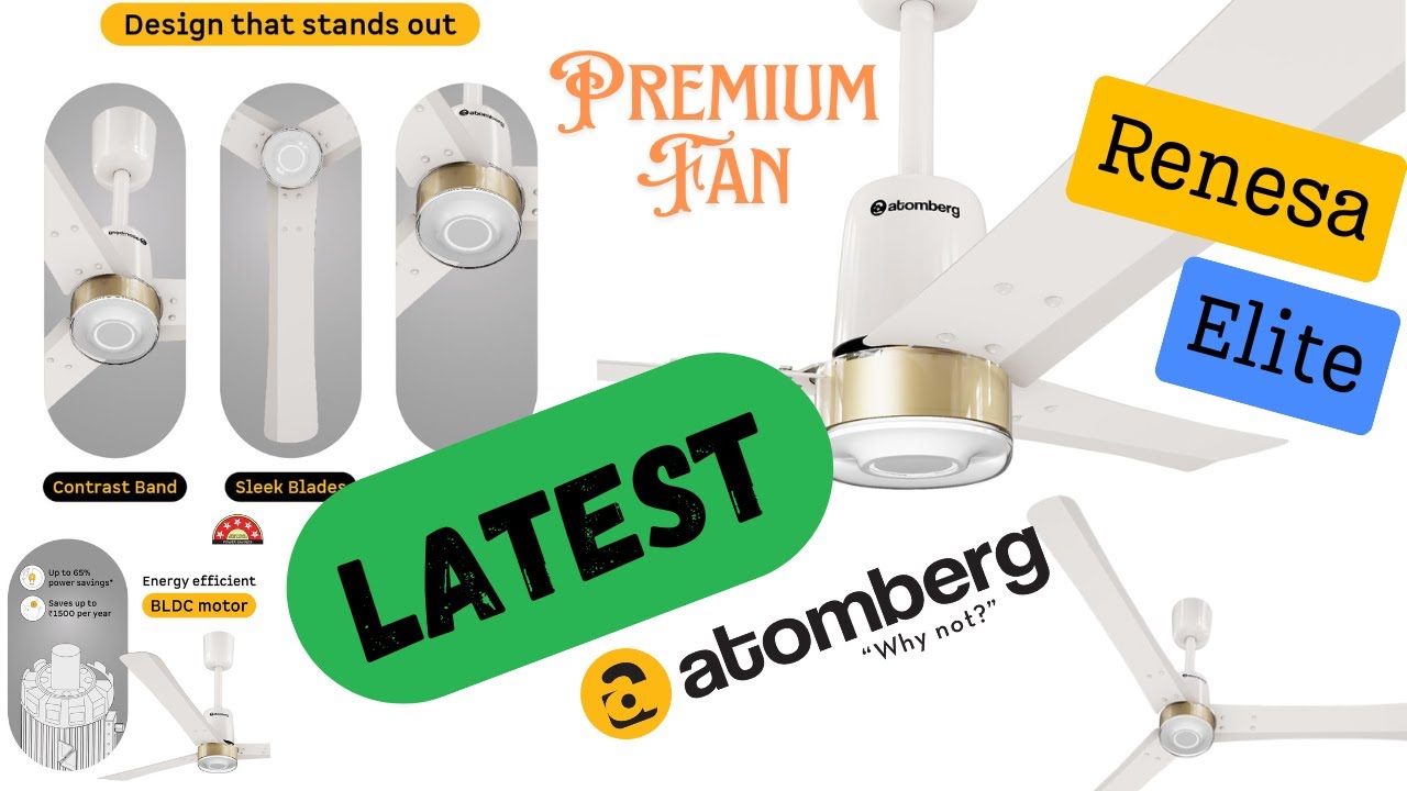 atomberg Renesa Elite Smart 1200mm 5-Star BLDC Fan