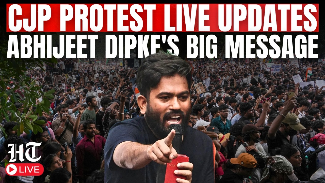 CJP Protest at Jantar Mantar LIVE UPDATES | Abhijeet Dipke Speech | Delhi Police | Sonam Wangchuk